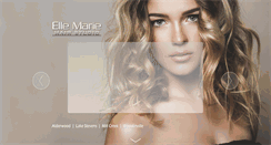 Desktop Screenshot of ellemariehairstudio.com
